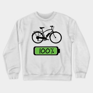 E-Bike 100% Crewneck Sweatshirt